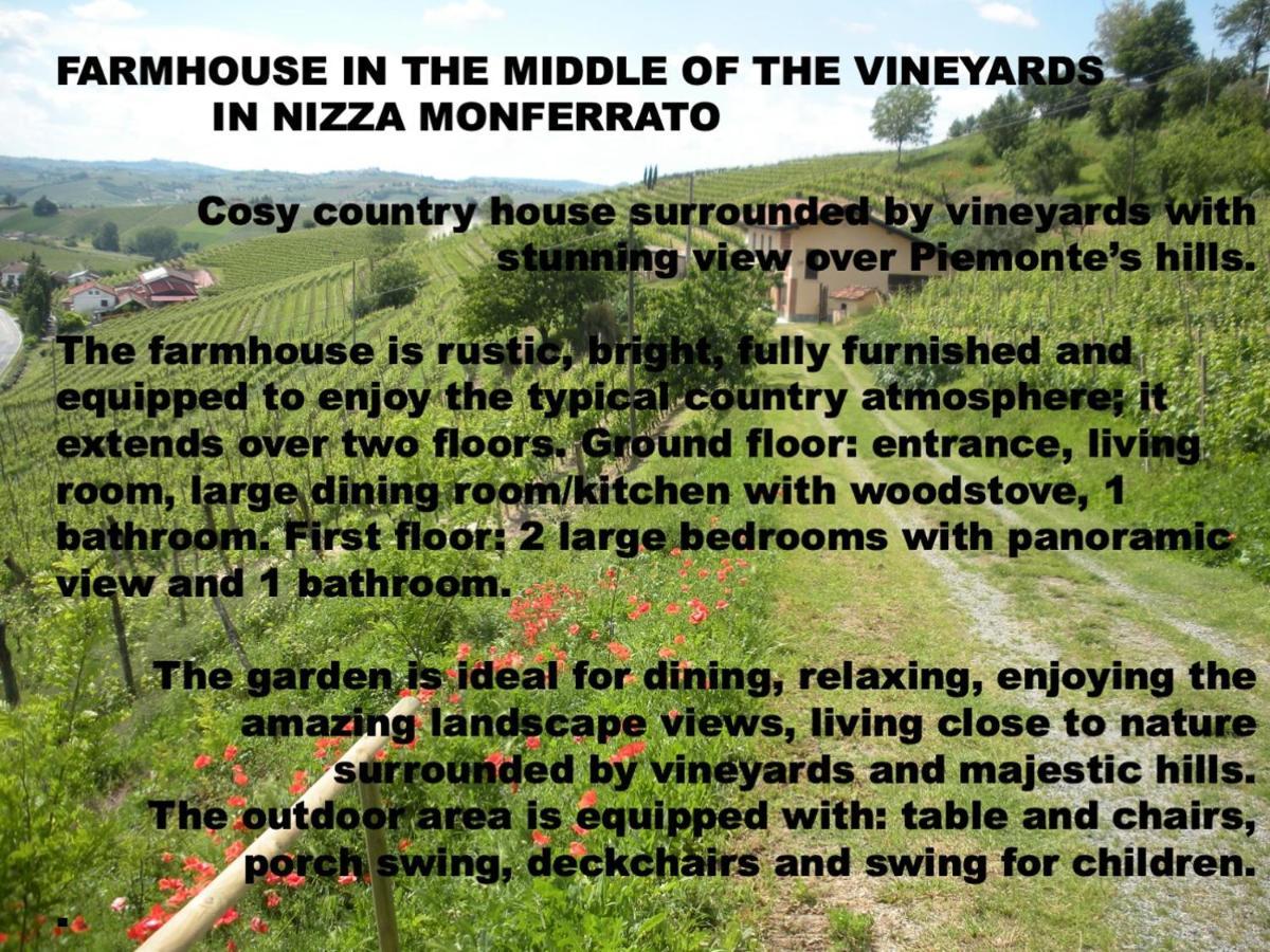 Cascina Tra I Vigneti A Nizza Monferrato Villa Exterior foto